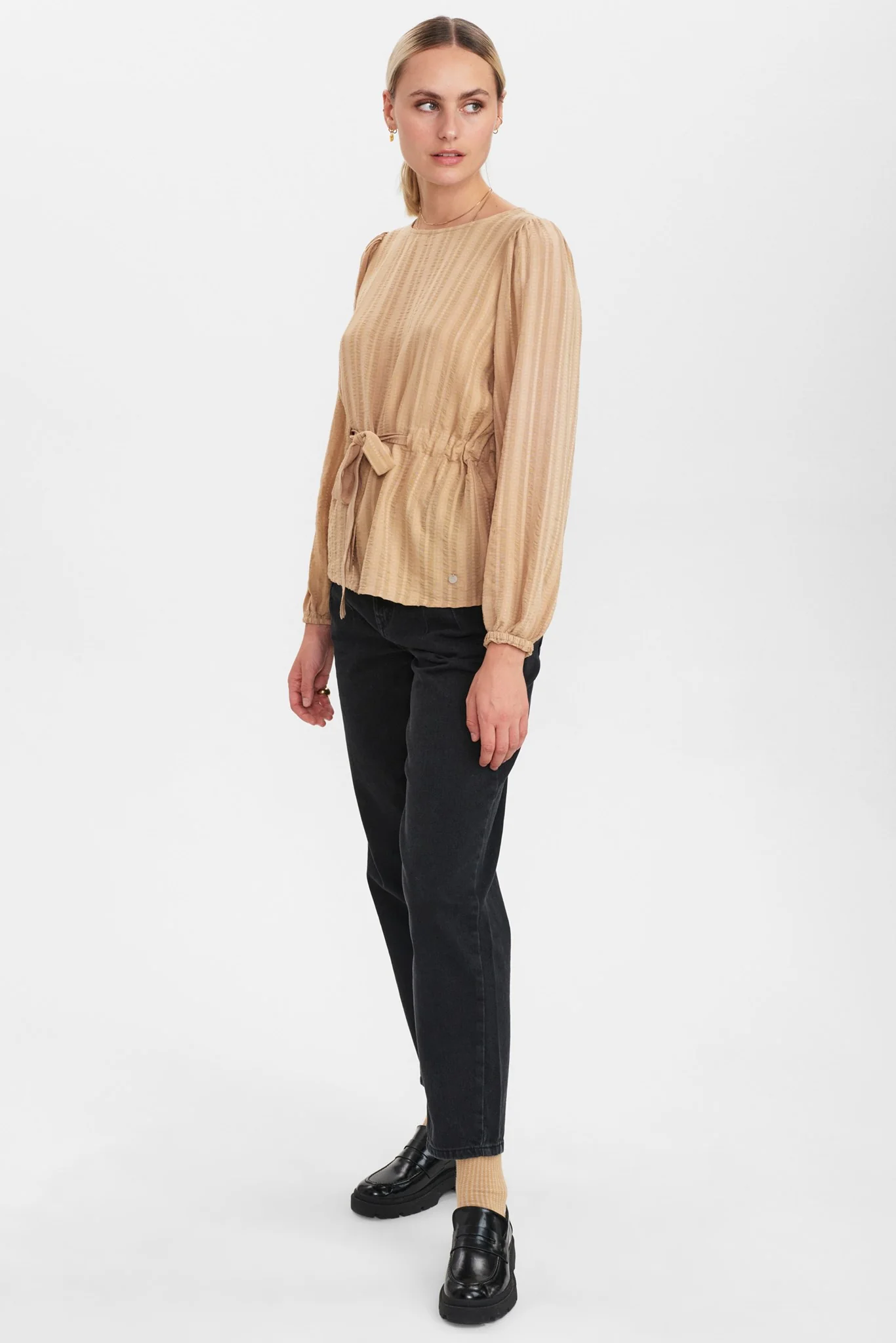 NULINKA BLOUSE  - Ginger Root - Image 3