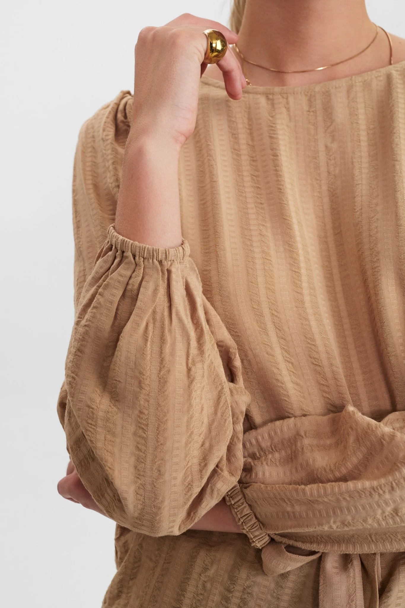 NULINKA BLOUSE  - Ginger Root - Image 4