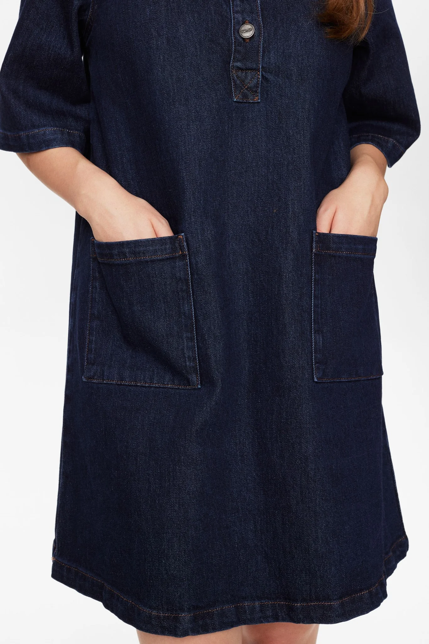 NULONDON DRESS - Dark Blue Denim - Image 5