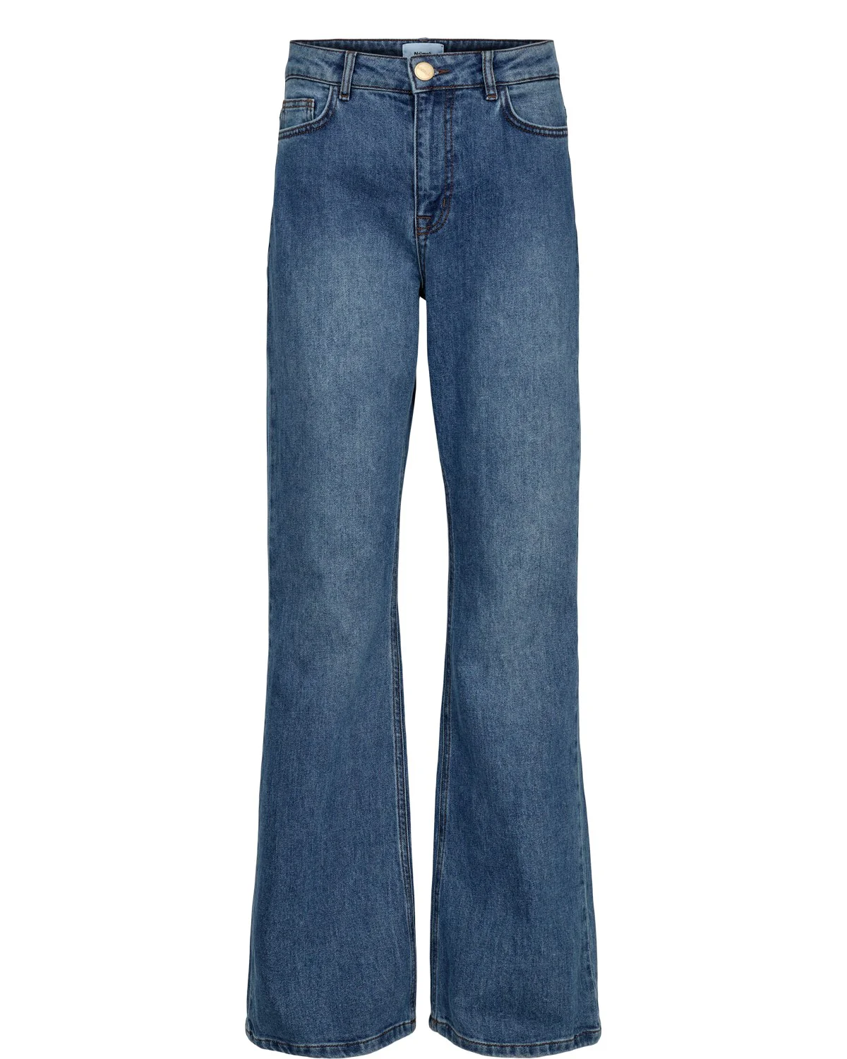 NULONDON JEANS LONG - Med. Blue Washed Denim - Image 6