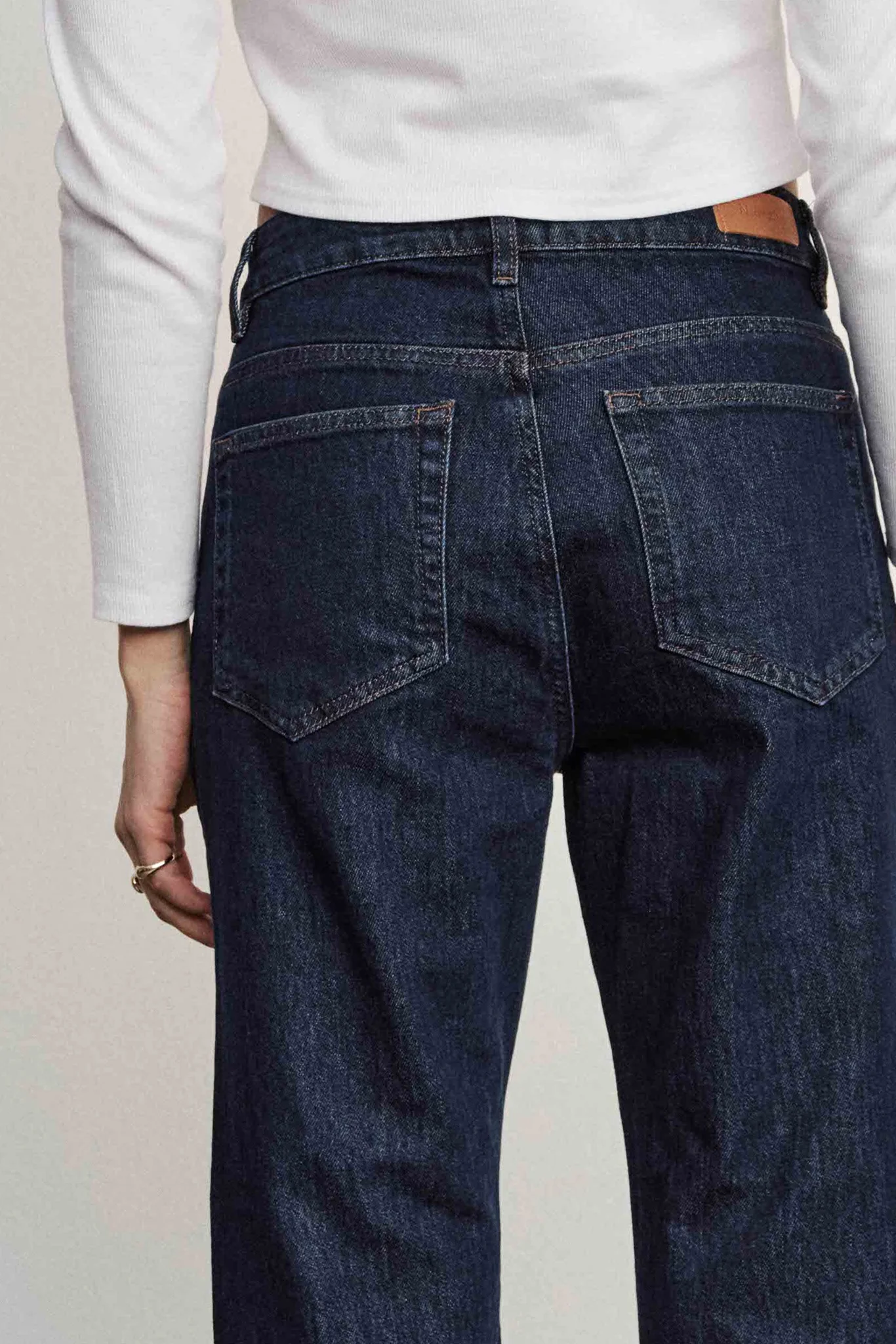 NULONDON JEANS SHORT - Dark Blue Denim - Image 5