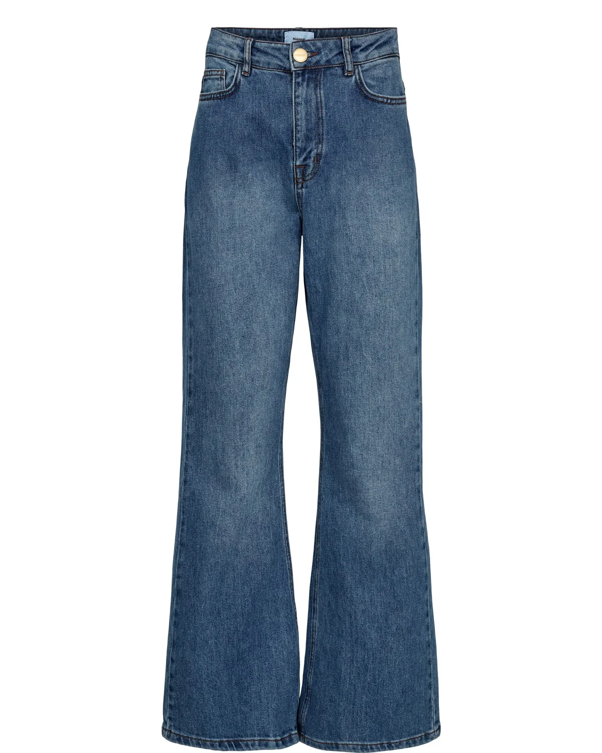 NULONDON JEANS SHORT - Med. Blue Washed Denim - Image 6