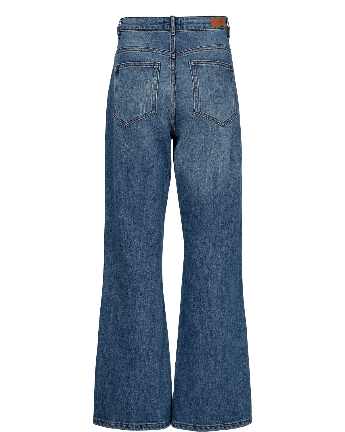 NULONDON JEANS SHORT - Med. Blue Washed Denim - Image 7