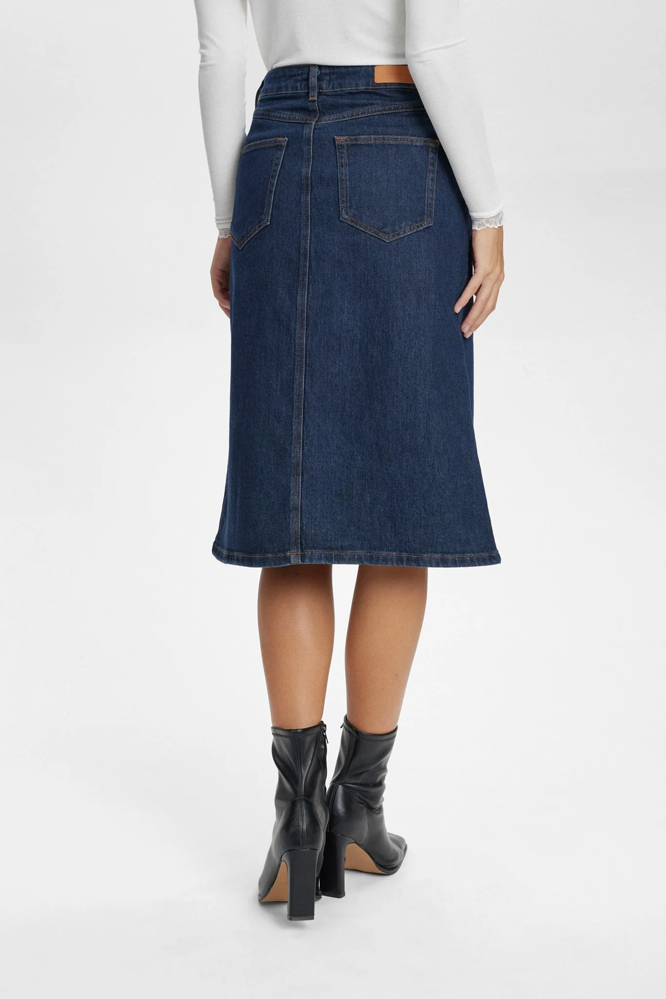 NULONDON SKIRT - Dark Blue Denim - Image 6