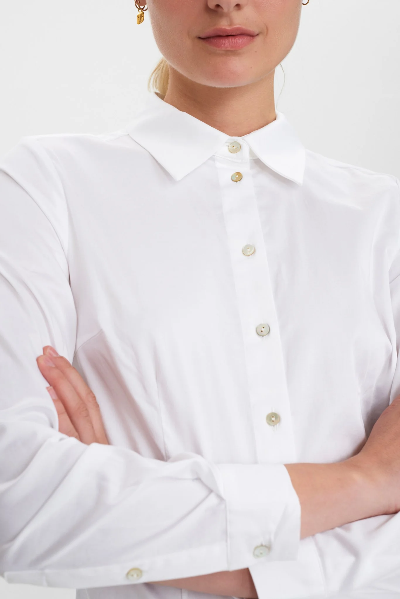 NULUCY FIT SHIRT NOOS - Bright White - Image 4