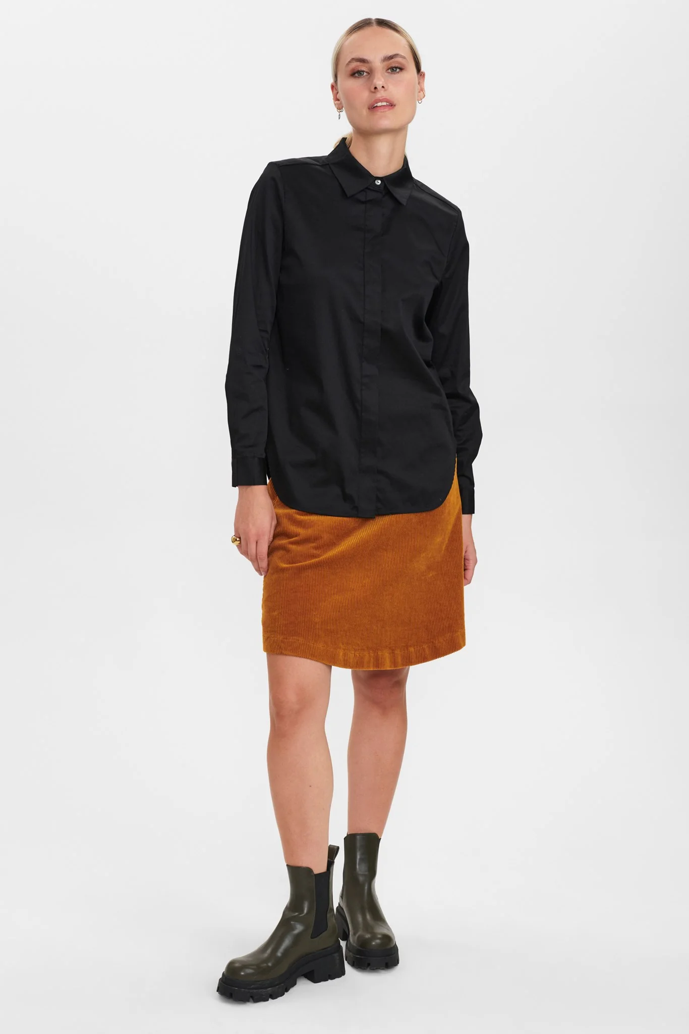 NULUCY SHIRT NOOS - Caviar - Image 3
