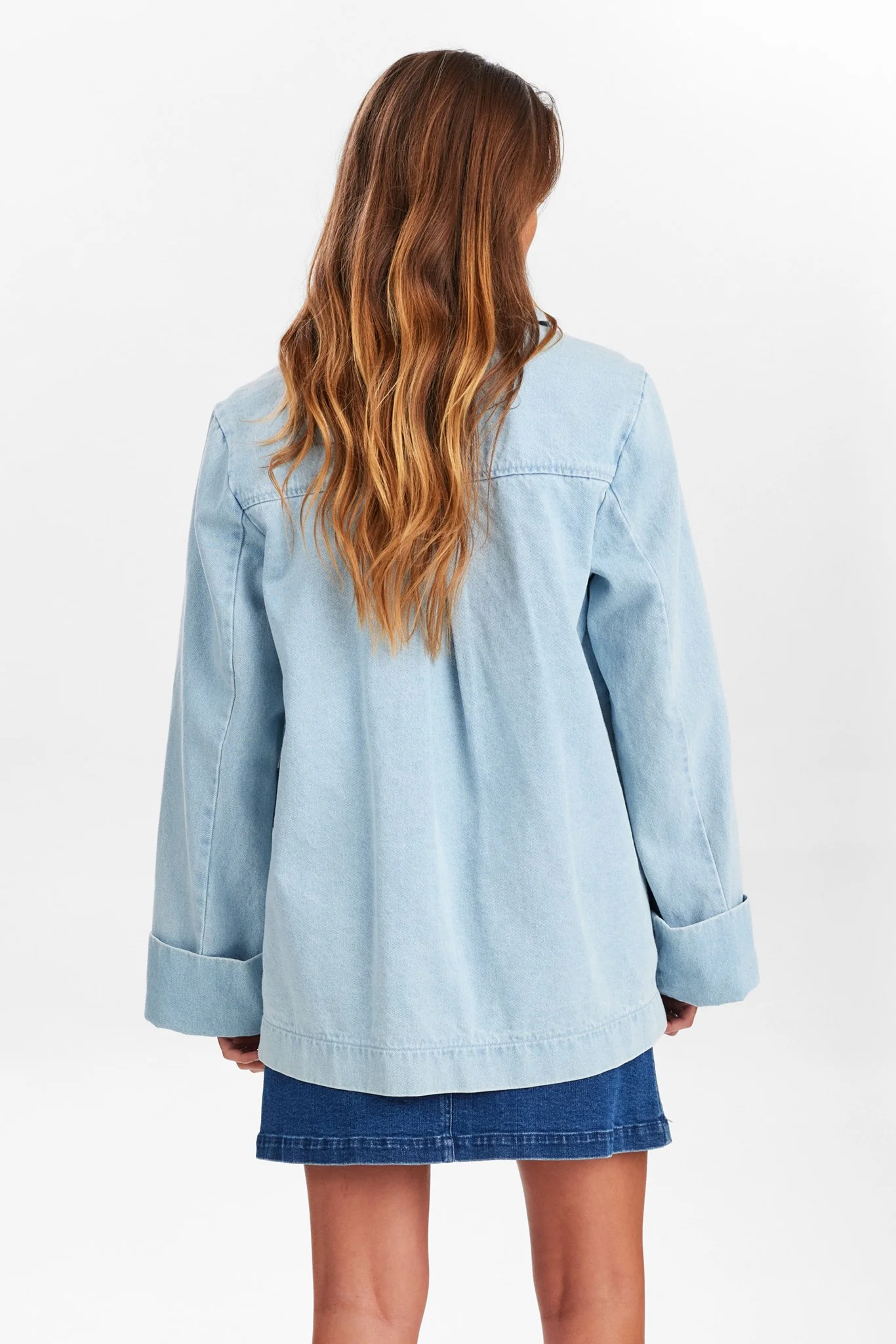 NULUNEA DENIM JACKET - Light Blue Denim - Image 2