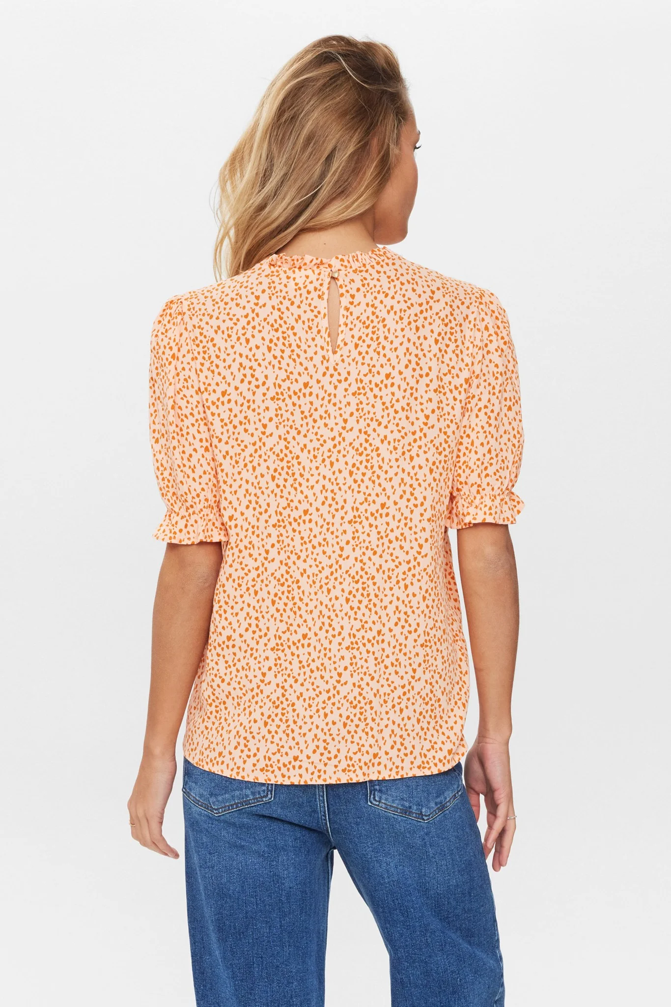 NULYDIA BLOUSE  - Peach Melba - Image 2