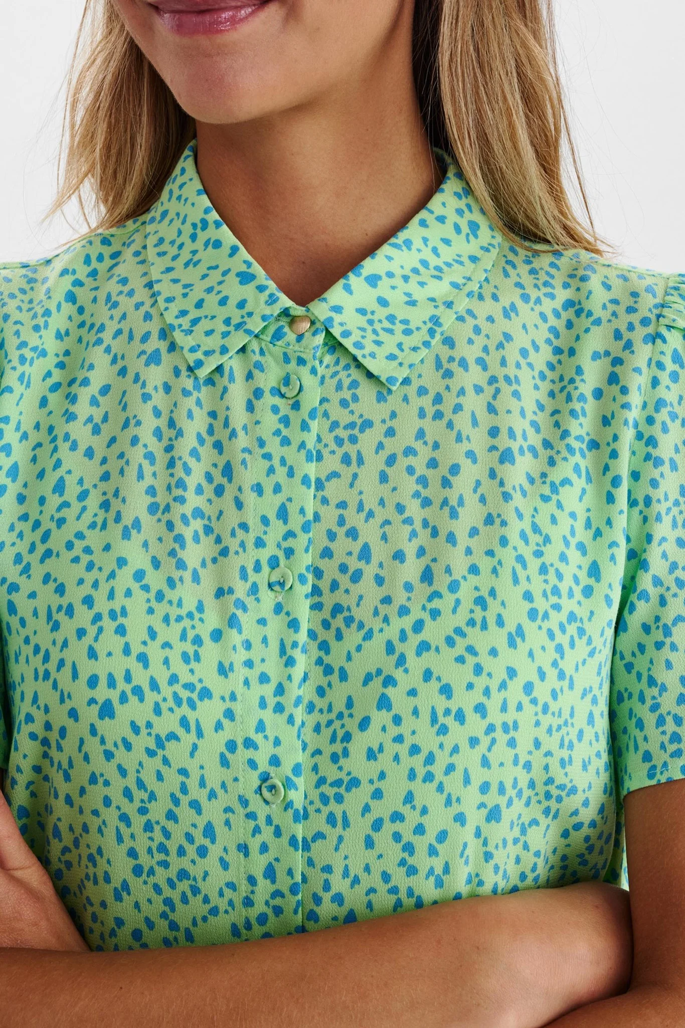NULYDIA SHIRT DRESS - Patina Green - Image 5
