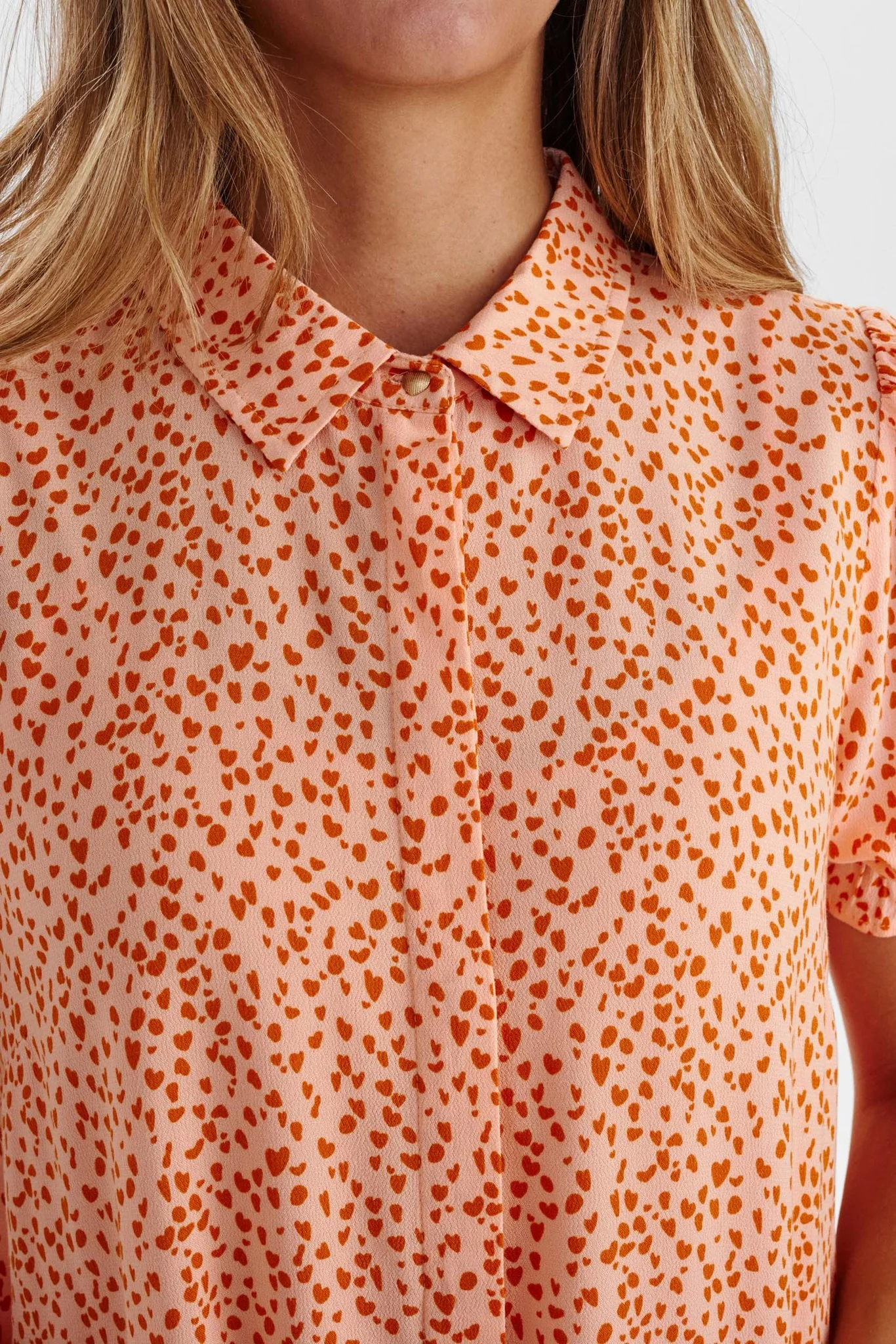 NULYDIA SHORT DRESS - Peach Melba - Image 4