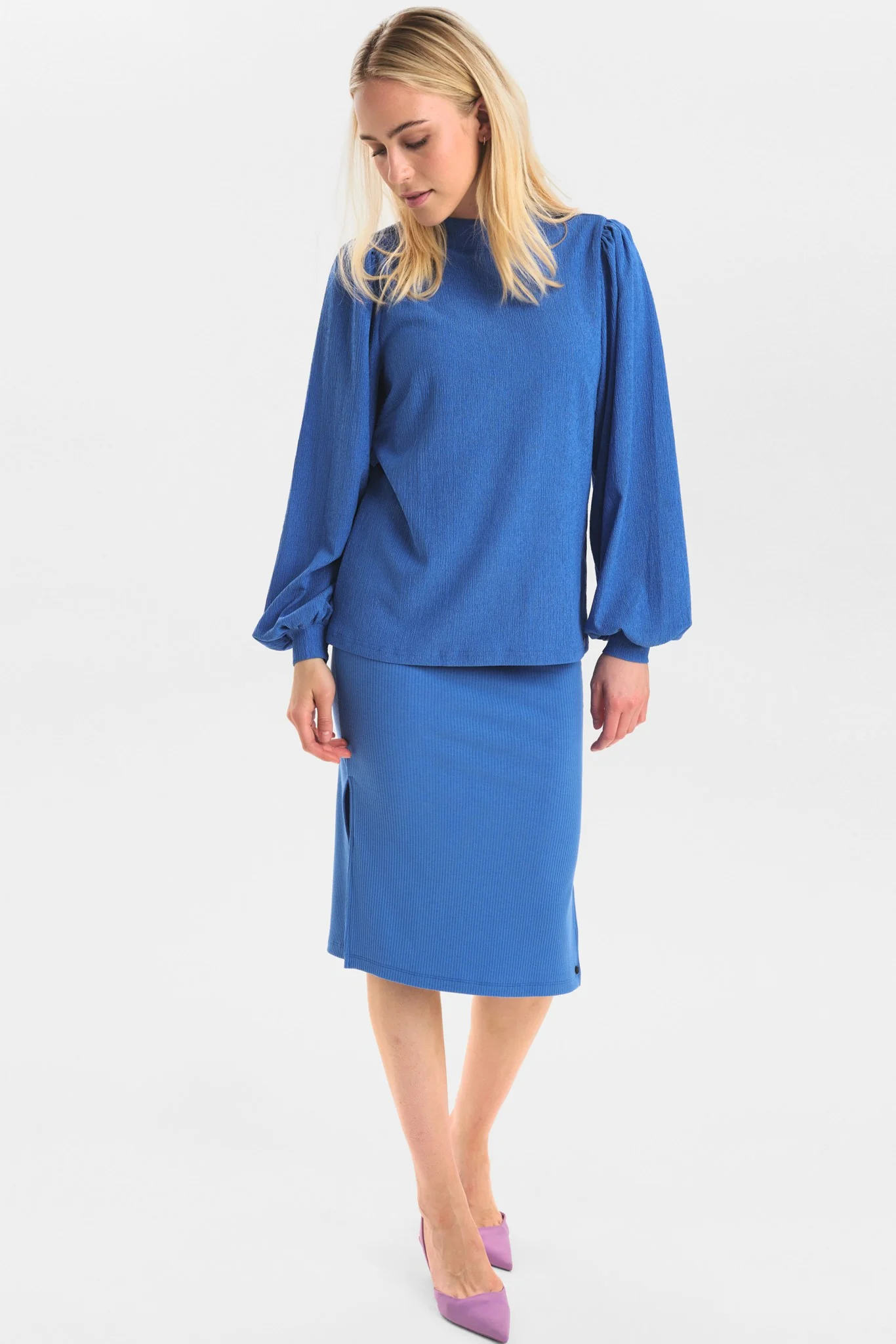 NUMADDY BLOUSE - Palace Blue - Image 3