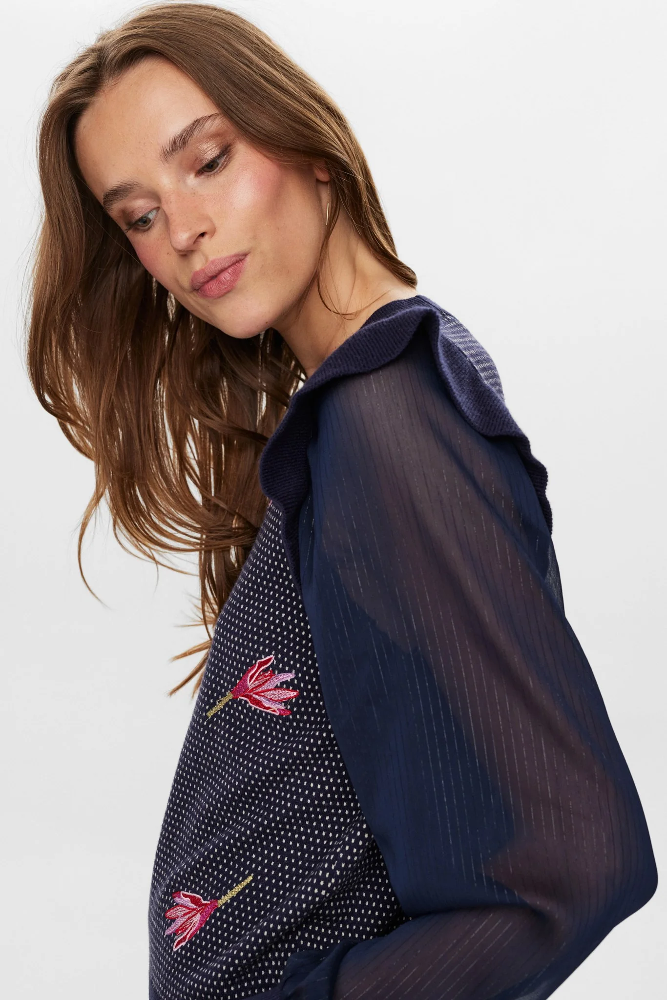 NUMAGNOLIA PULLOVER - Dress Blues - Image 4