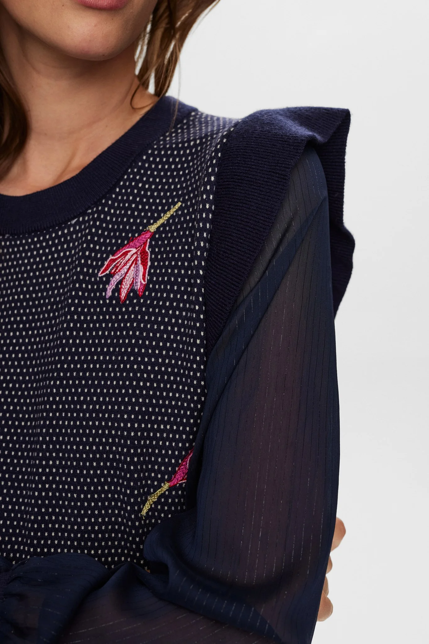NUMAGNOLIA PULLOVER - Dress Blues - Image 5