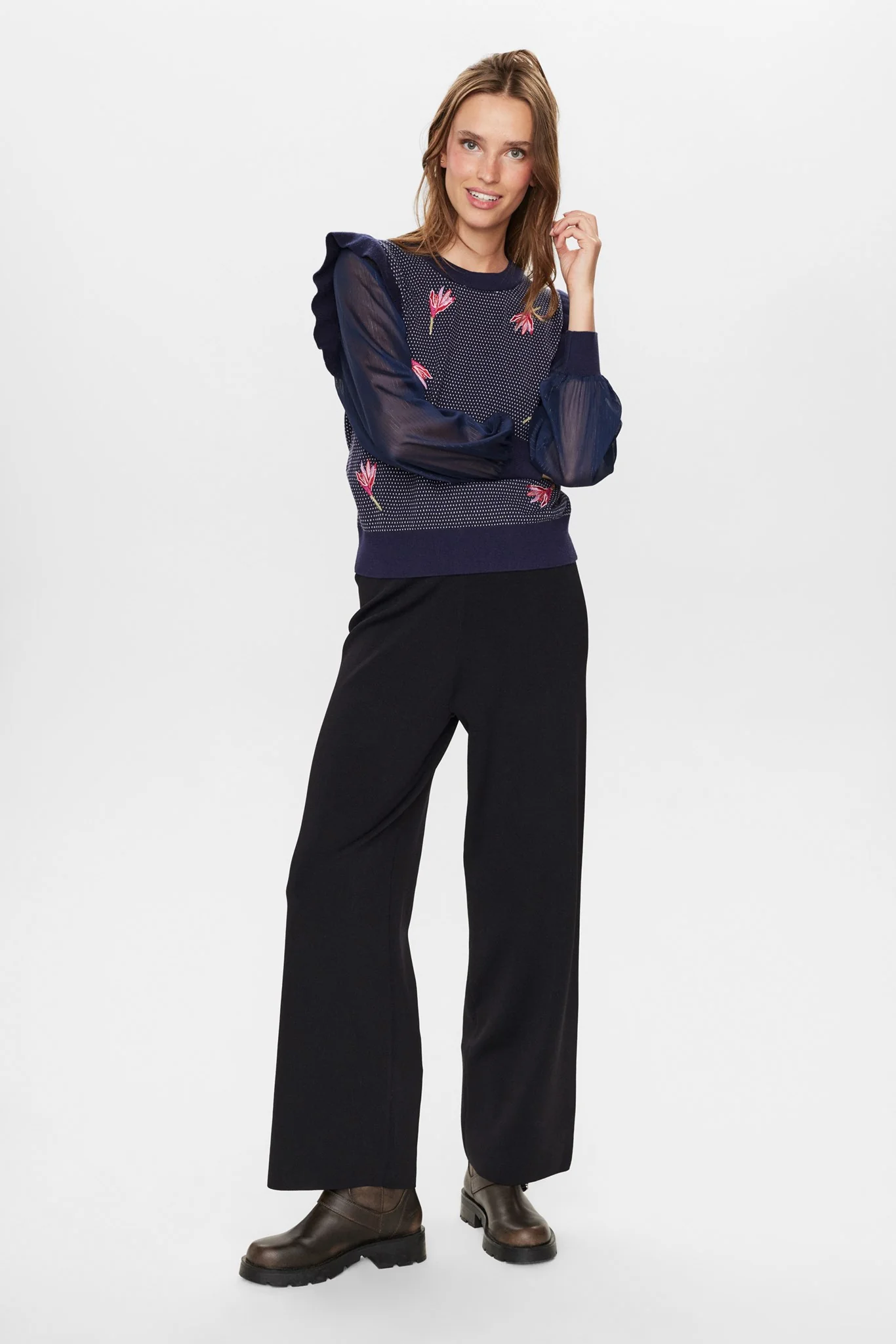 NUMAGNOLIA PULLOVER - Dress Blues - Image 6