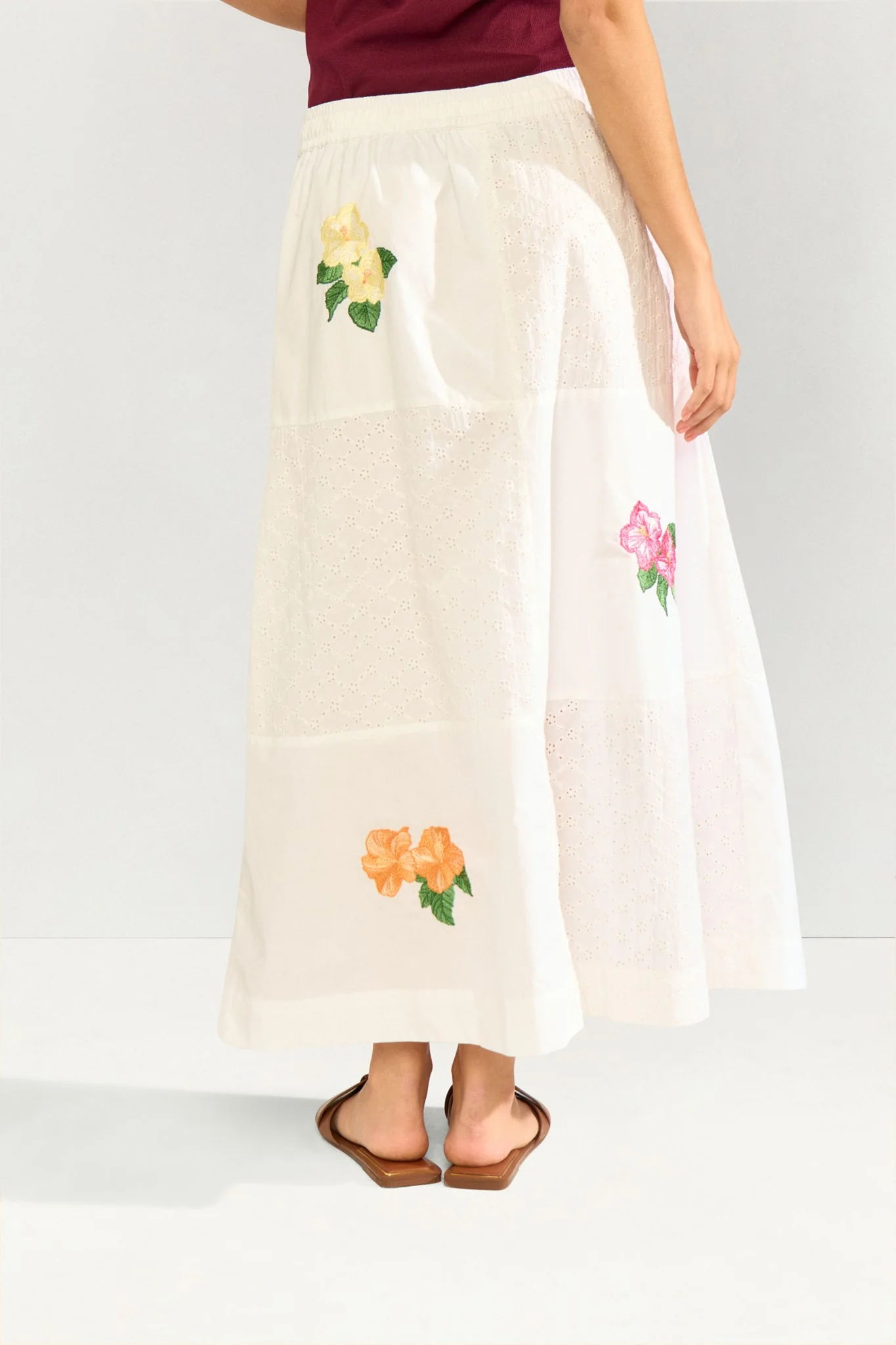 NUMAIA SKIRT - Bright White - Image 2