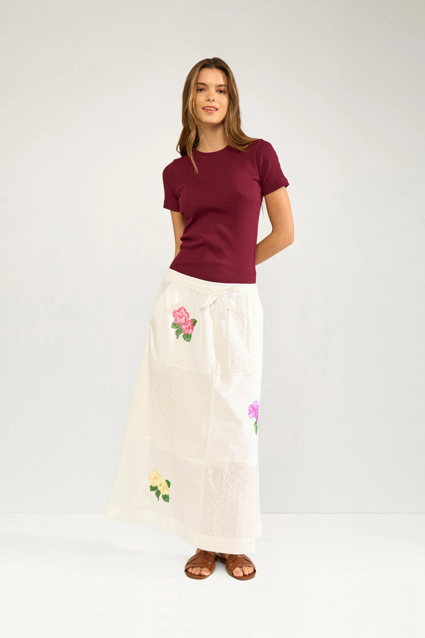 NUMAIA SKIRT - Bright White - Image 3