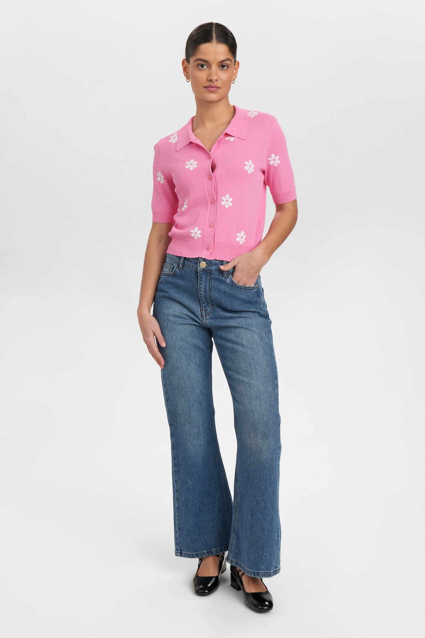 NUMARGIT PULLOVER - Pink Cosmos - Image 3