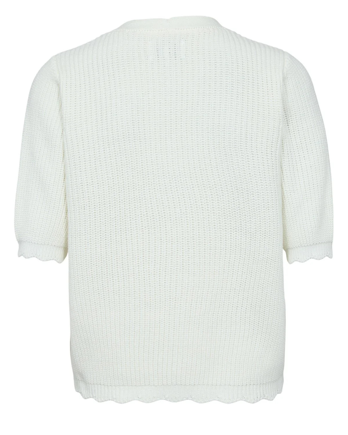 NUMARLEY SS CARDIGAN - Cloud Dancer - Image 7