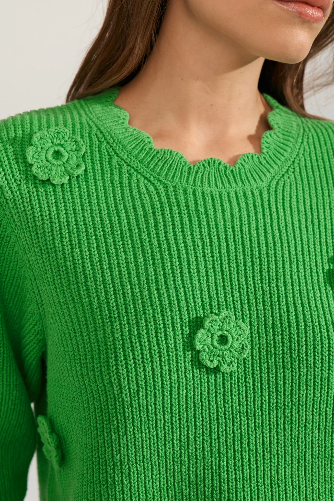 NUMARSIE SS PULLOVER  - Vibrant Green - Image 4
