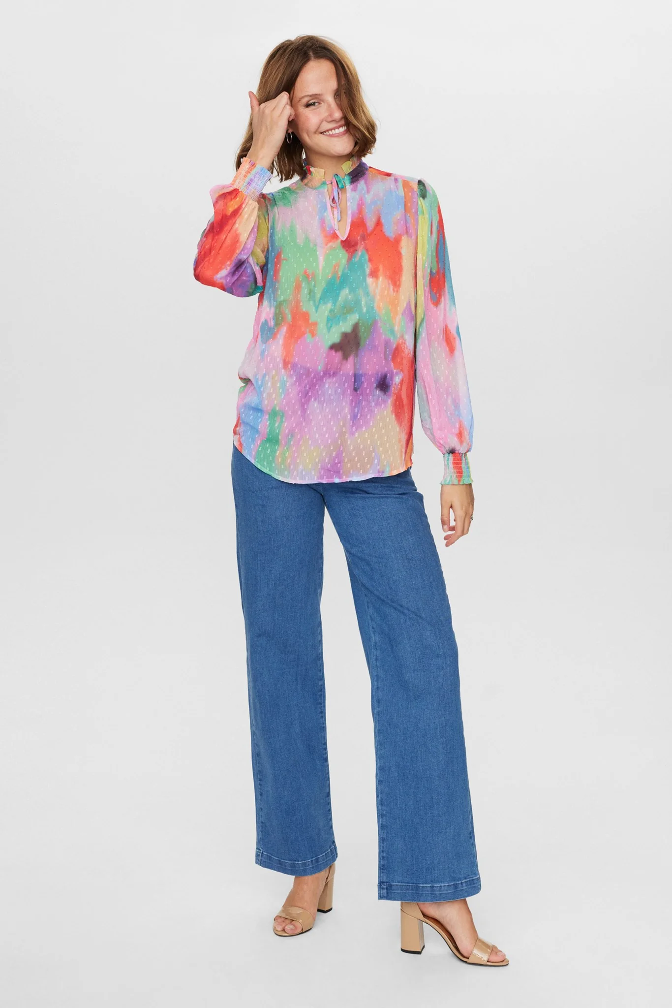NUMARTINA SHIRT W/O RUFFLE - Lavender Crystal - Image 3