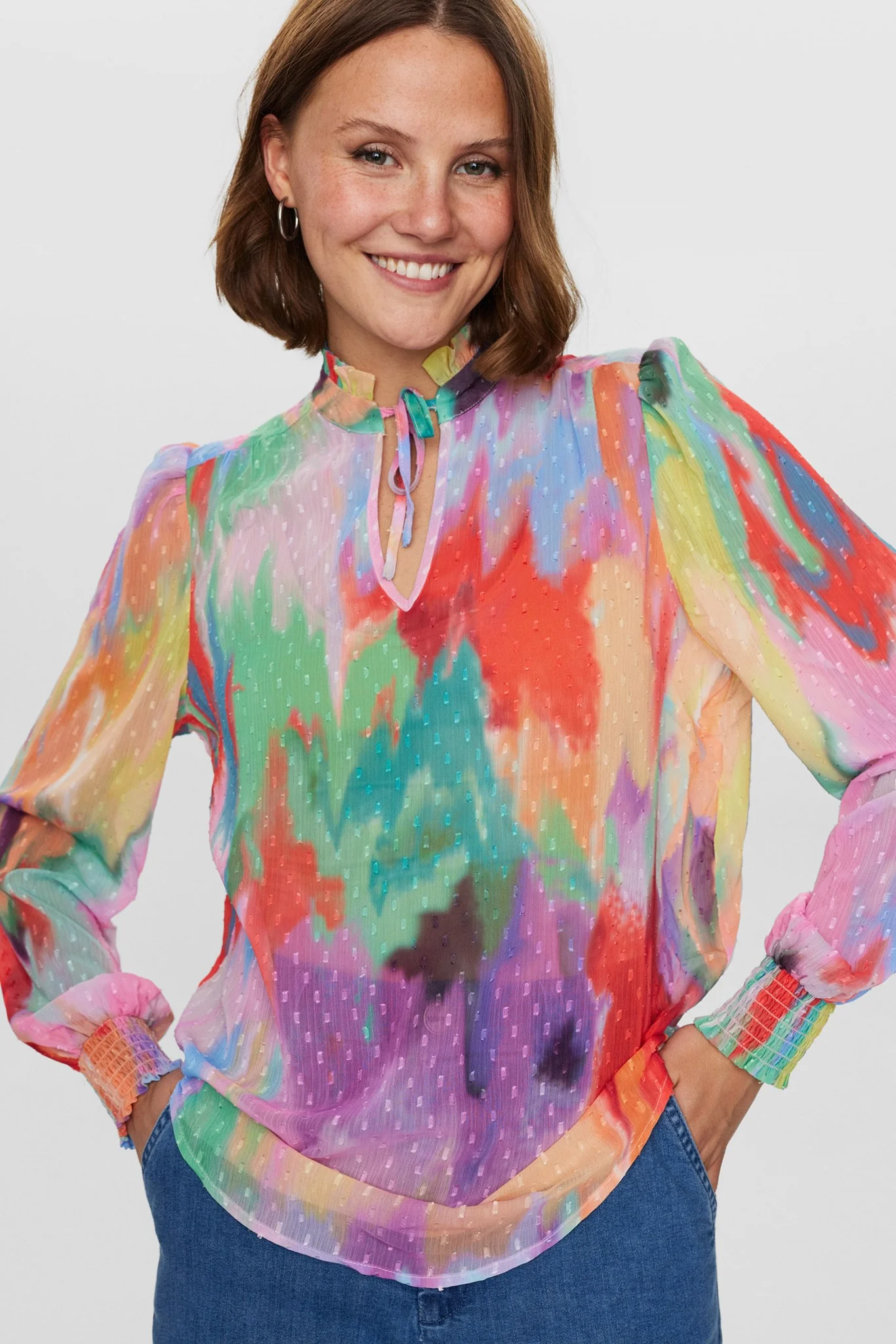 NUMARTINA SHIRT W/O RUFFLE - Lavender Crystal - Image 6