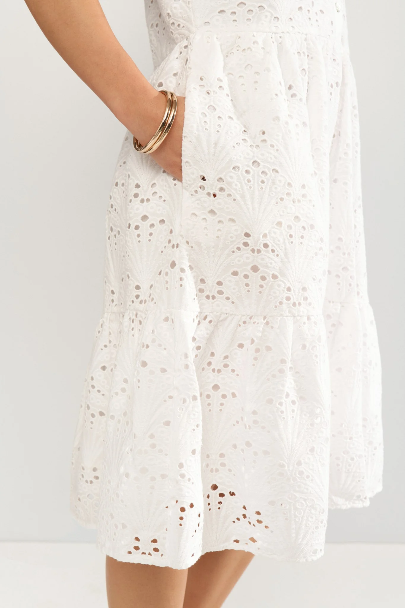 NUMAYA DRESS - Bright White - Image 5