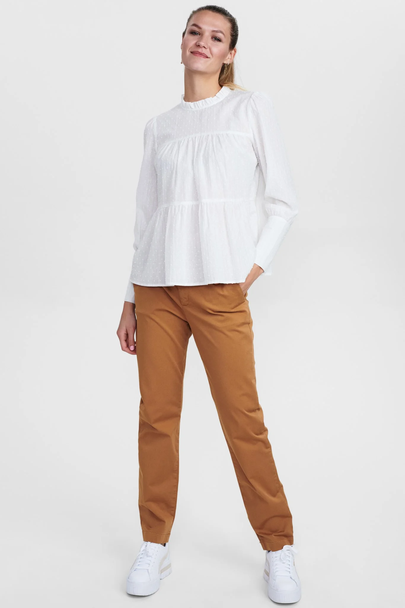 NUMAYOA BLOUSE - Bright White - Image 3