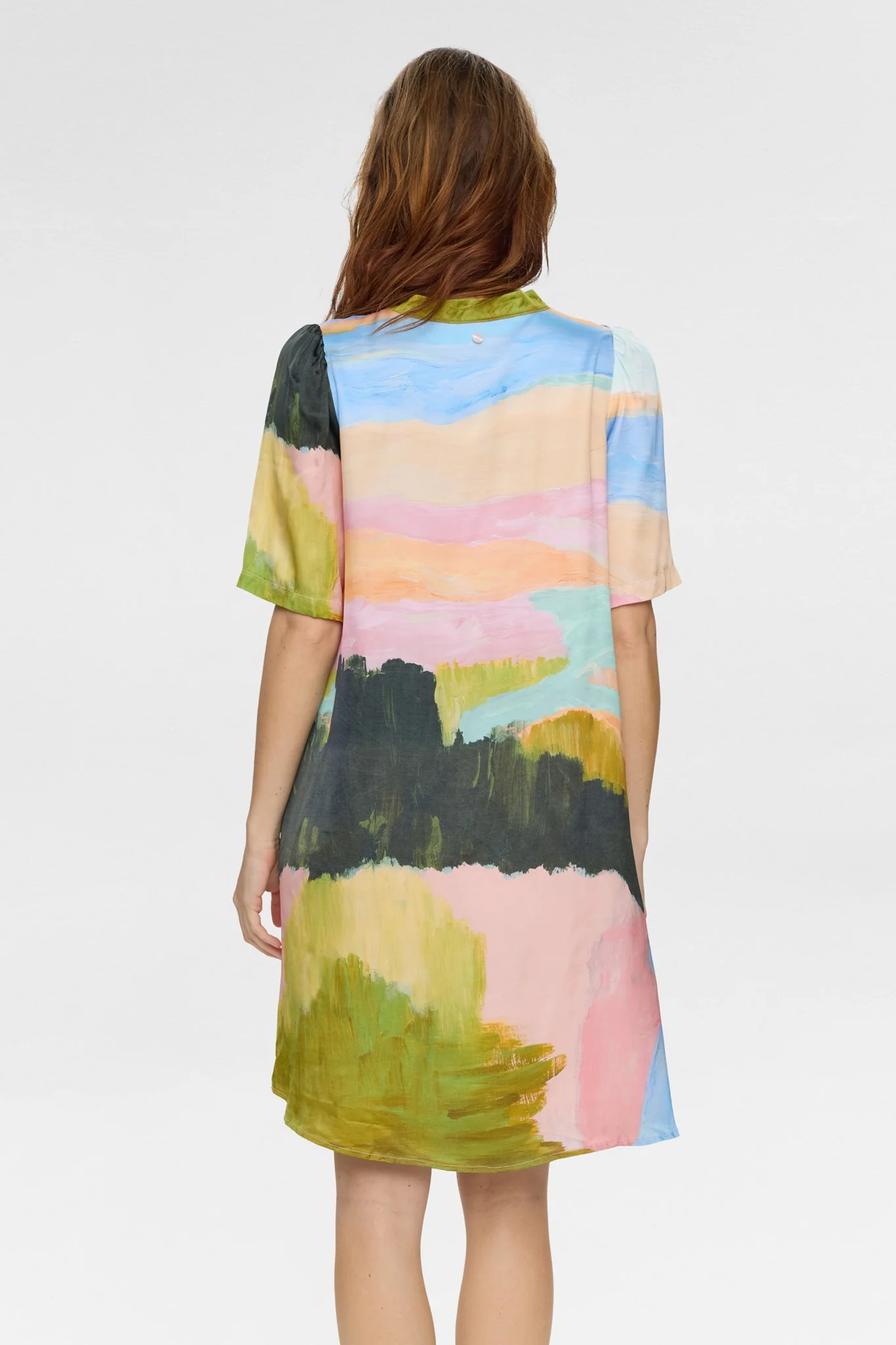 NUMEADOW V-NECK DRESS - Peony - Image 2