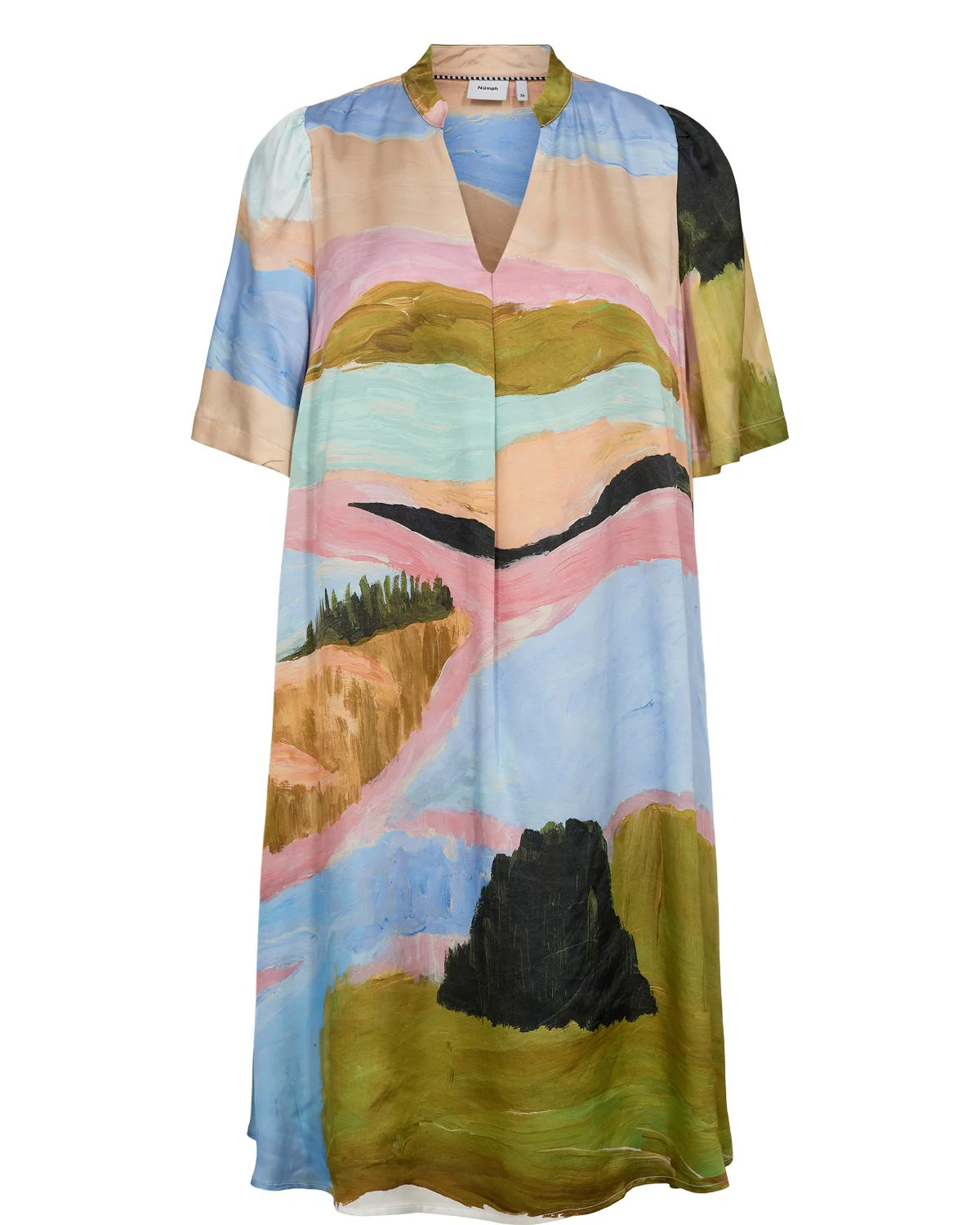 NUMEADOW V-NECK DRESS - Peony - Image 6