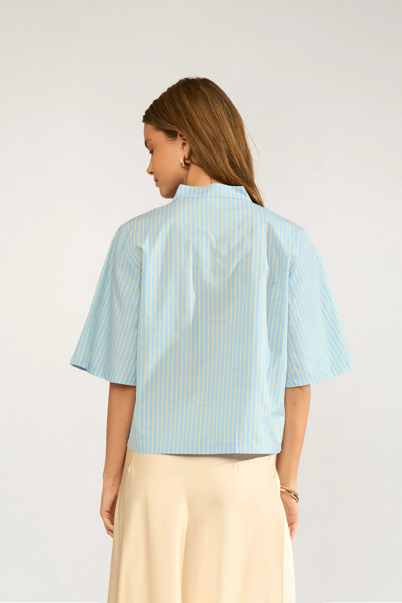 NUMELANIE SS SHIRT - Hydrangea - Image 3