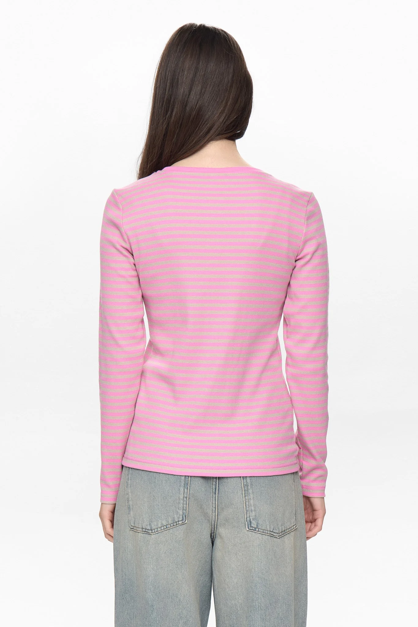 NUMELANY LS BLOUSE - Fuchsia Pink - Image 2