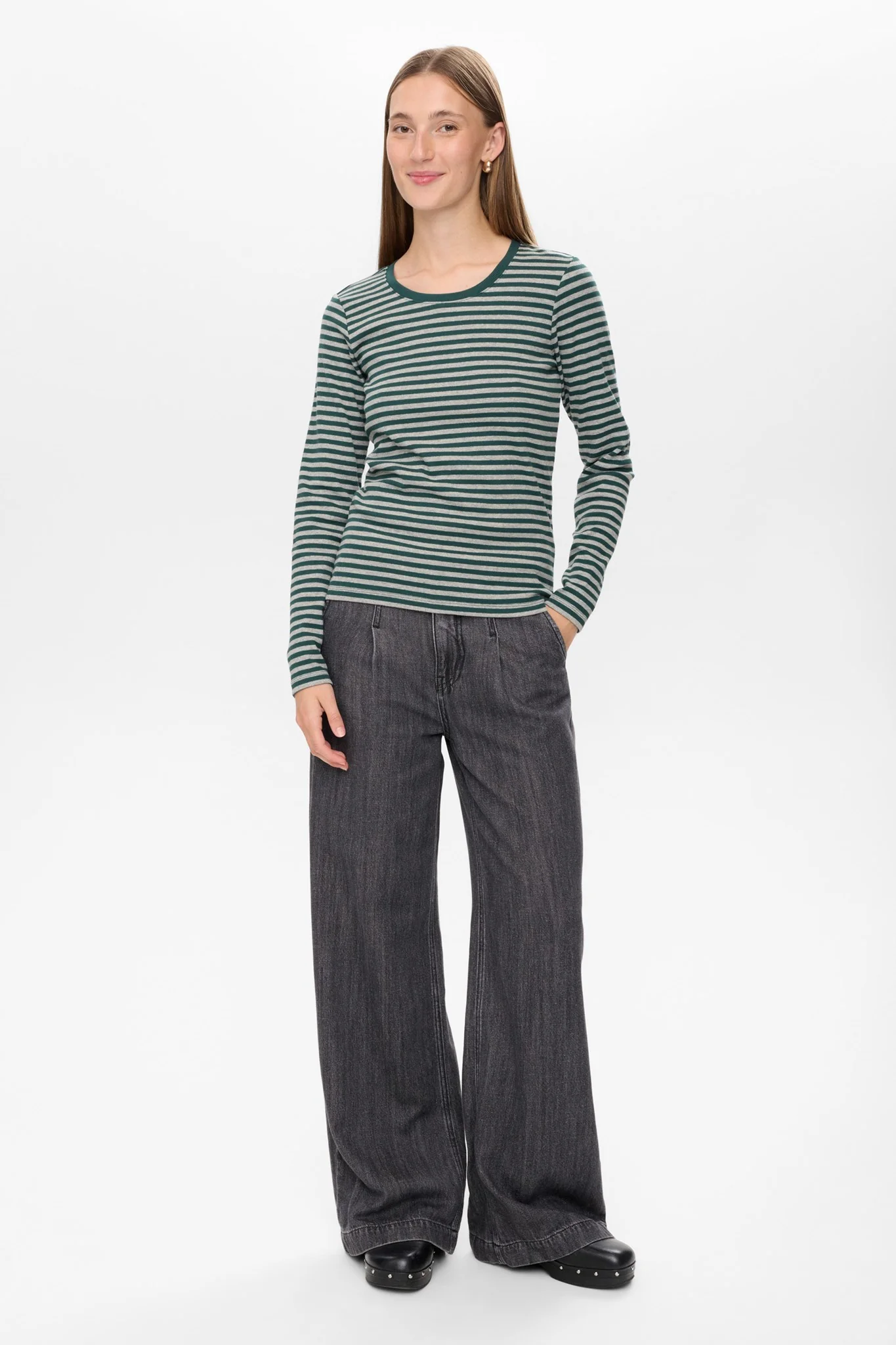 NUMELANY LS BLOUSE - Rain Forest - Image 3