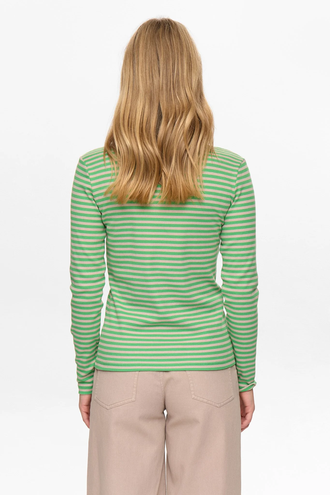NUMELANY LS BLOUSE - Vibrant Green - Image 2