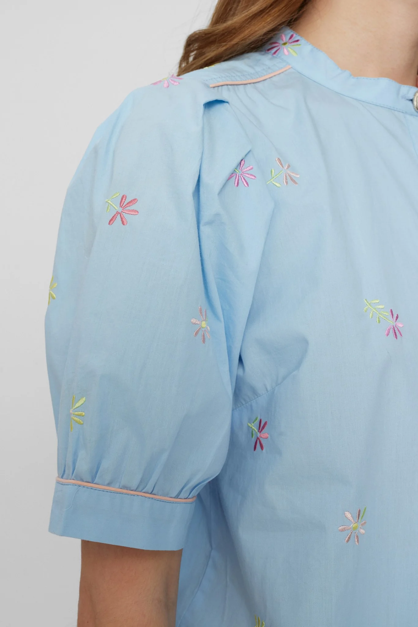 NUMELISSA SS SHIRT - Clear Sky - Image 5