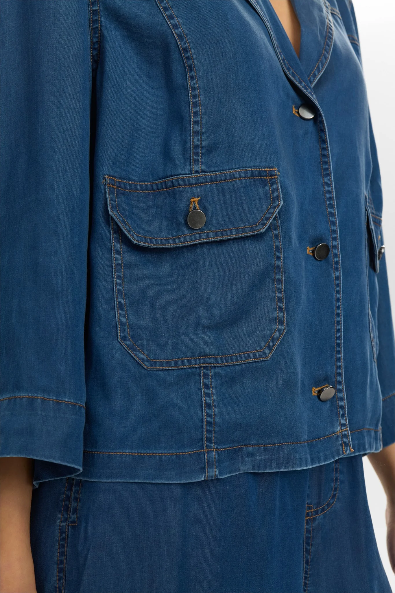 NUMIAMI SHIRT - Medium Blue Denim - Image 4