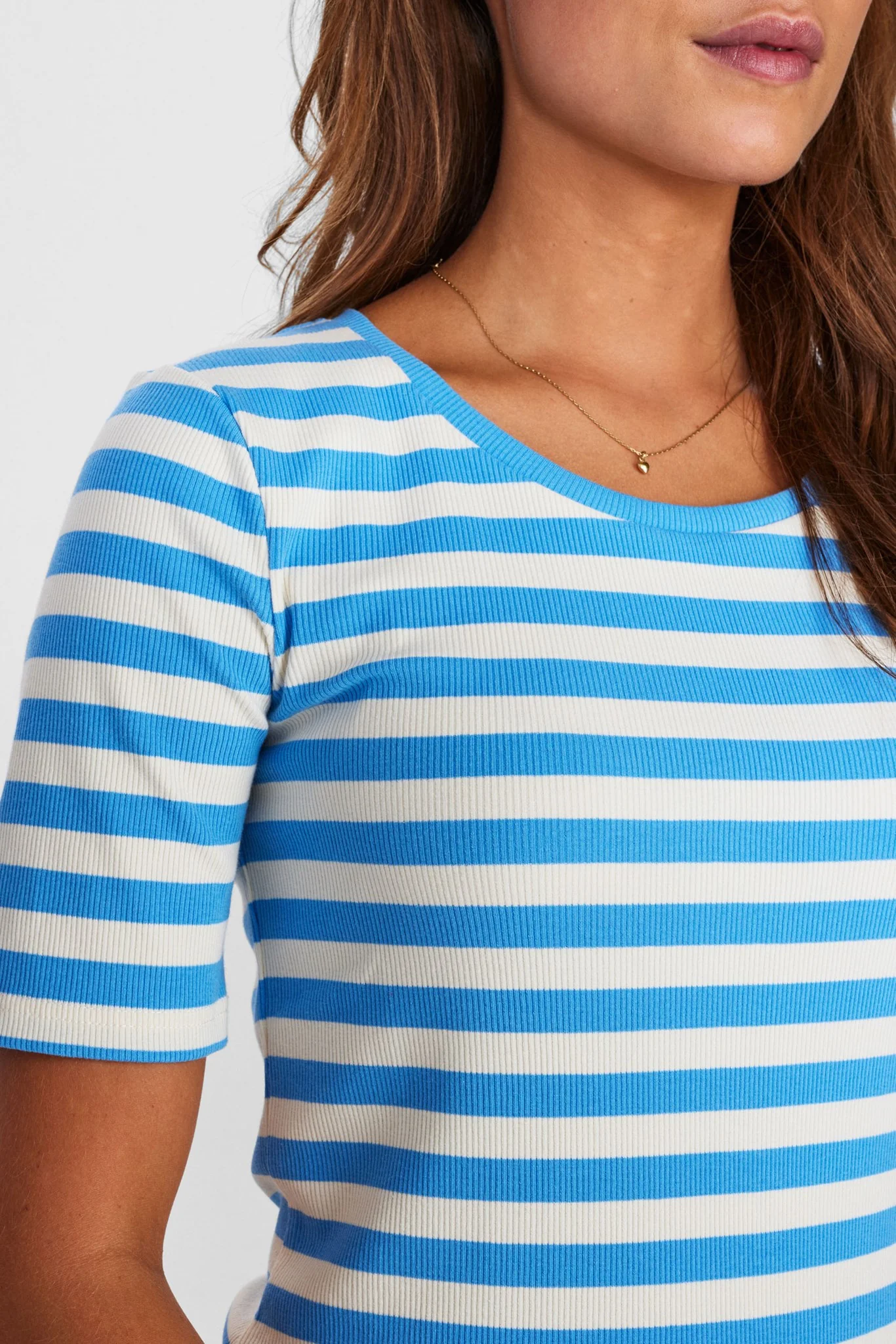 NUMICKE SS BLOUSE - Bonnie Blue - Image 4