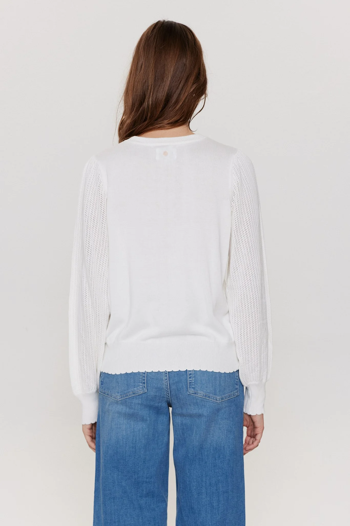 NUMILENA LS PULLOVER - Cloud Dancer - Image 2
