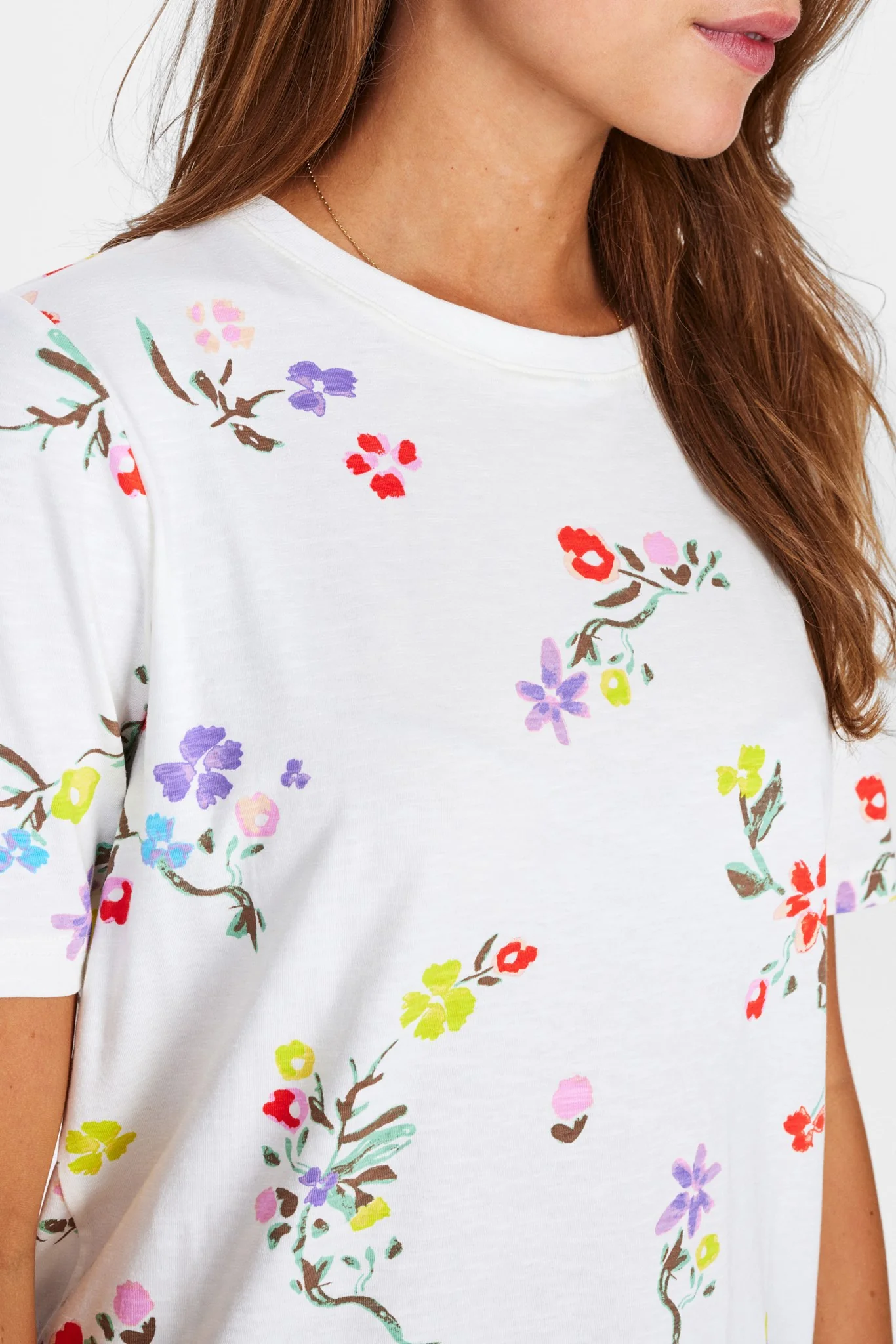 NUMILLA TEE - GOTS - Cloud Dancer - Image 4