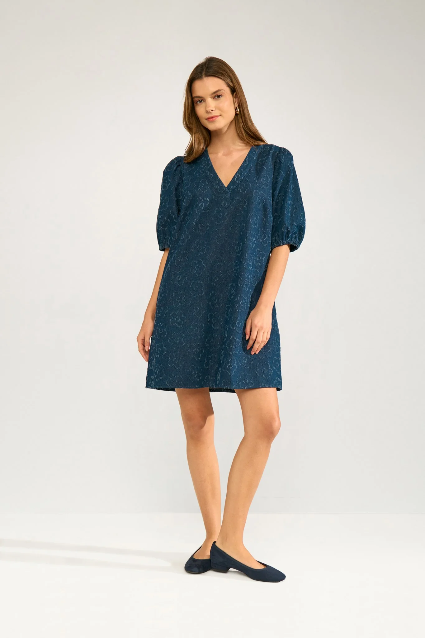 NUMILLEY DRESS  - Dark Blue Denim - Image 3