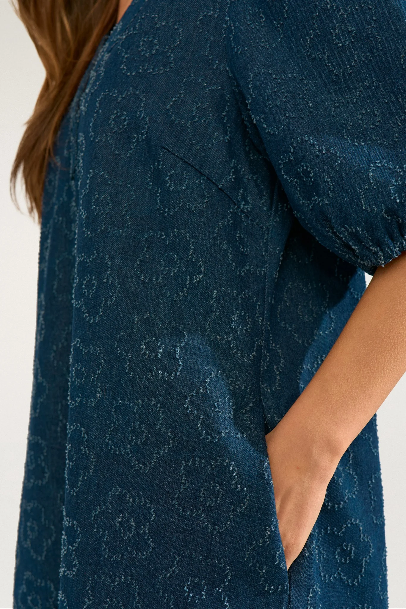 NUMILLEY DRESS  - Dark Blue Denim - Image 4