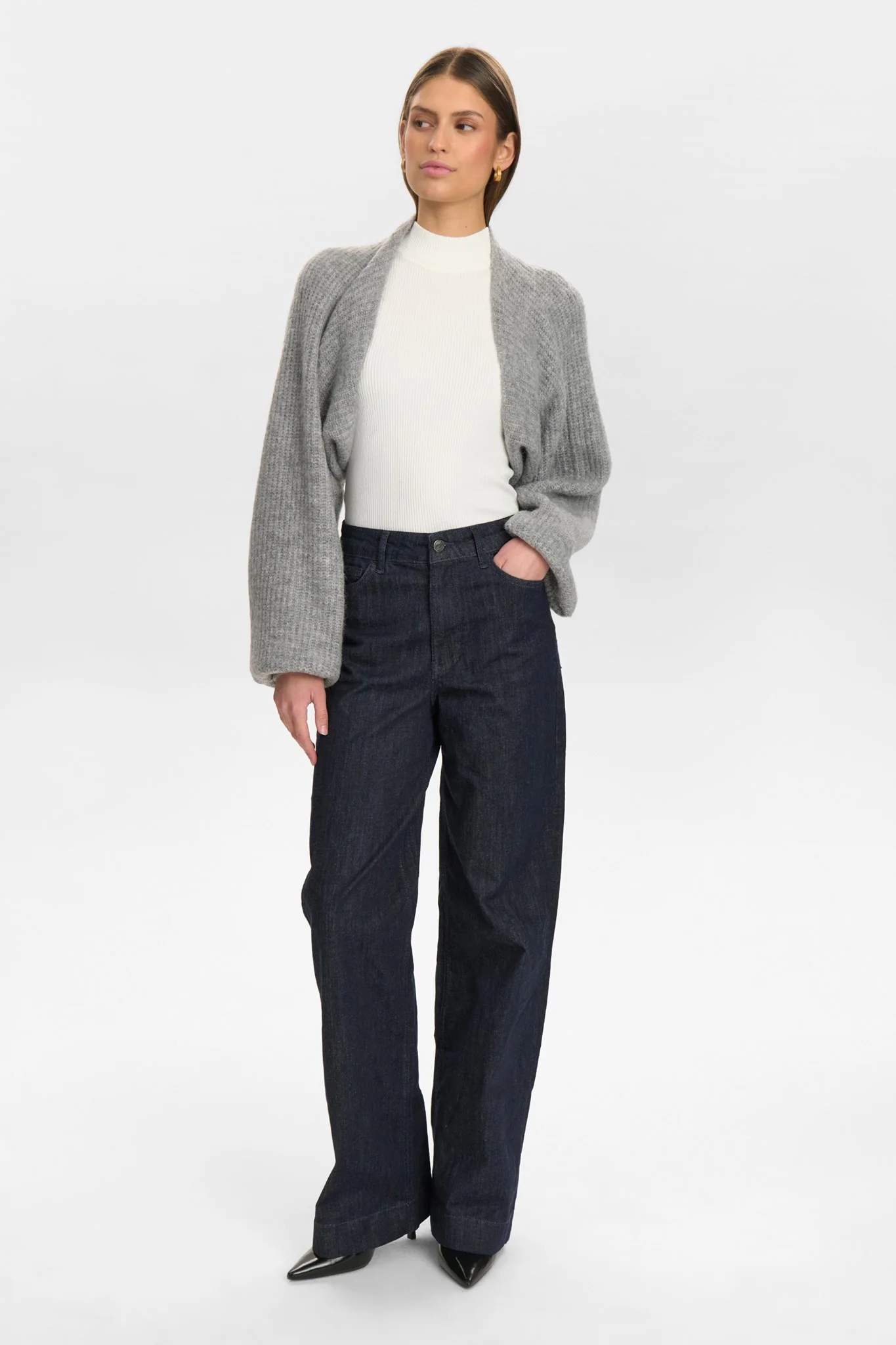 NUMINA BOLERO - Light grey mel - Image 3
