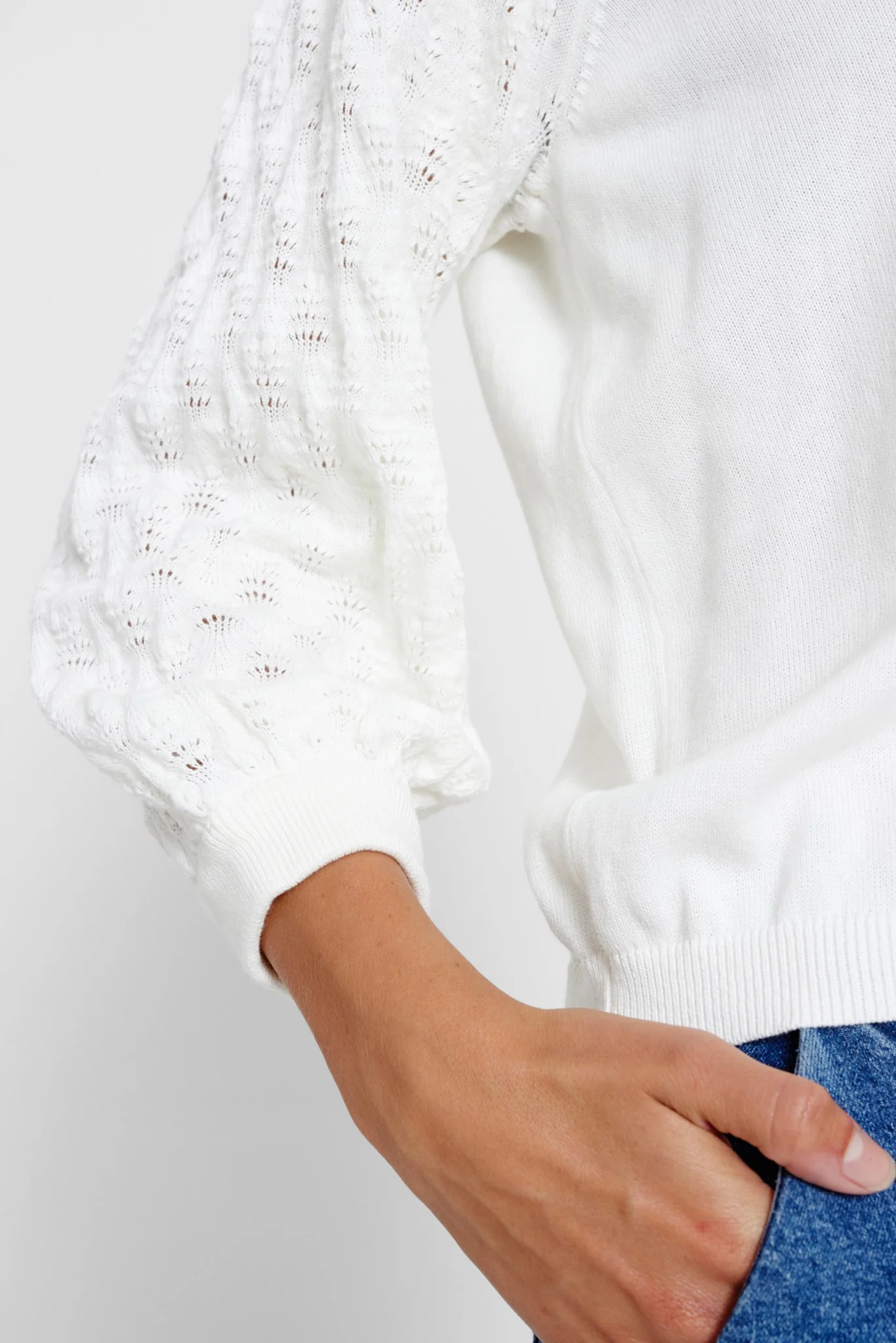 NUMINNA CARDIGAN - Cloud Dancer - Image 4