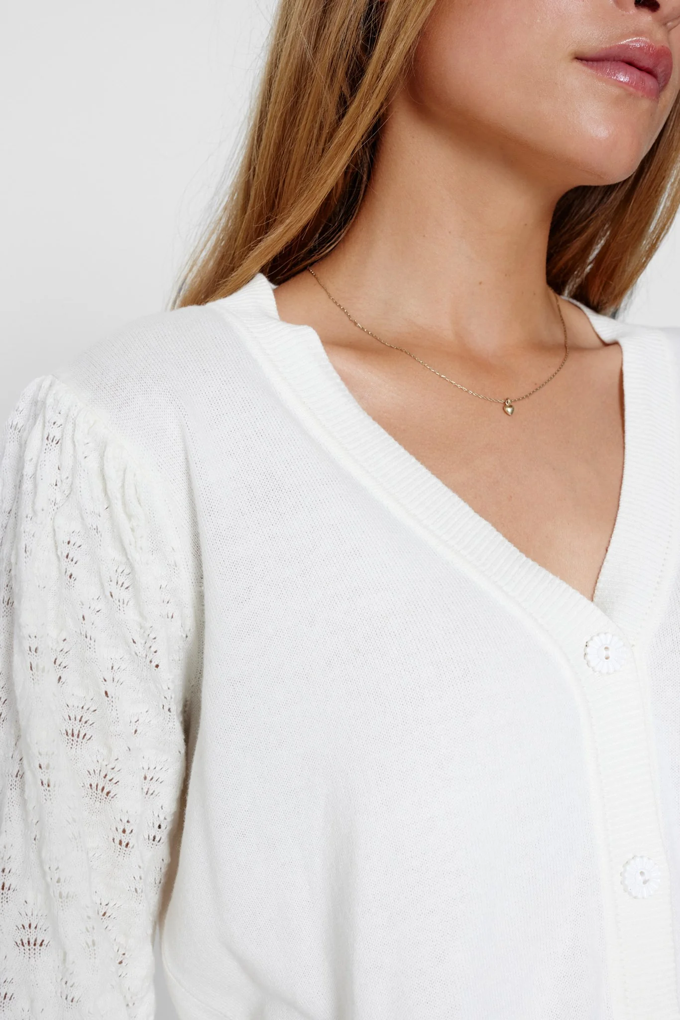 NUMINNA CARDIGAN - Cloud Dancer - Image 5
