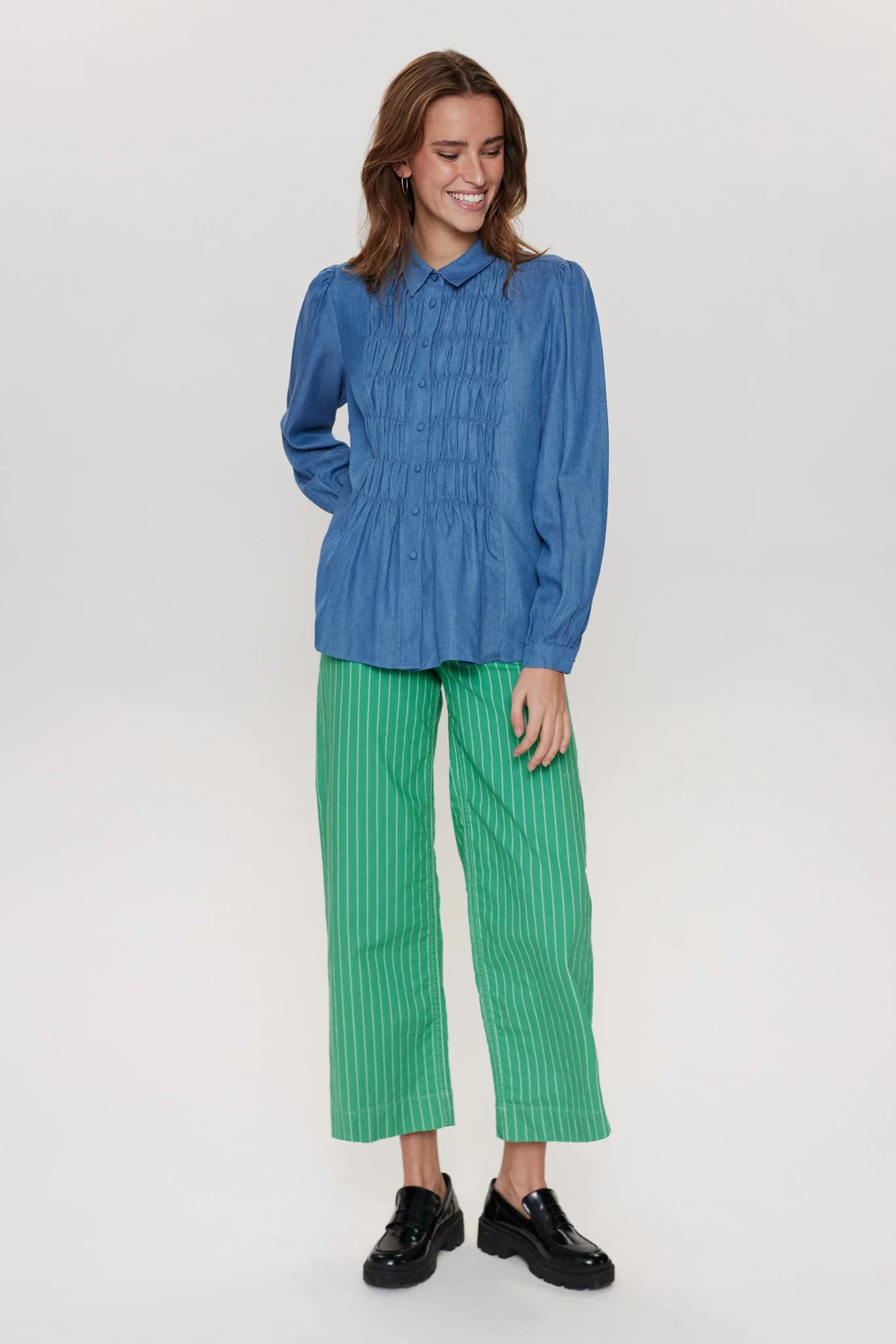 NUMIO SHIRT - Light Blue Denim - Image 3