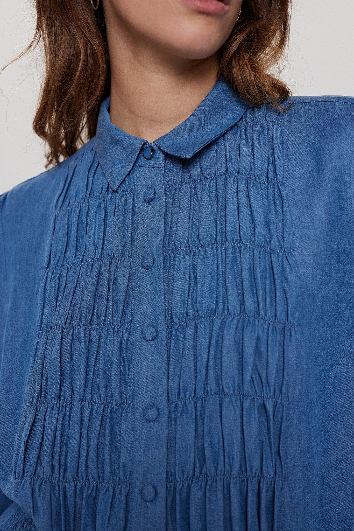 NUMIO SHIRT - Light Blue Denim - Image 4