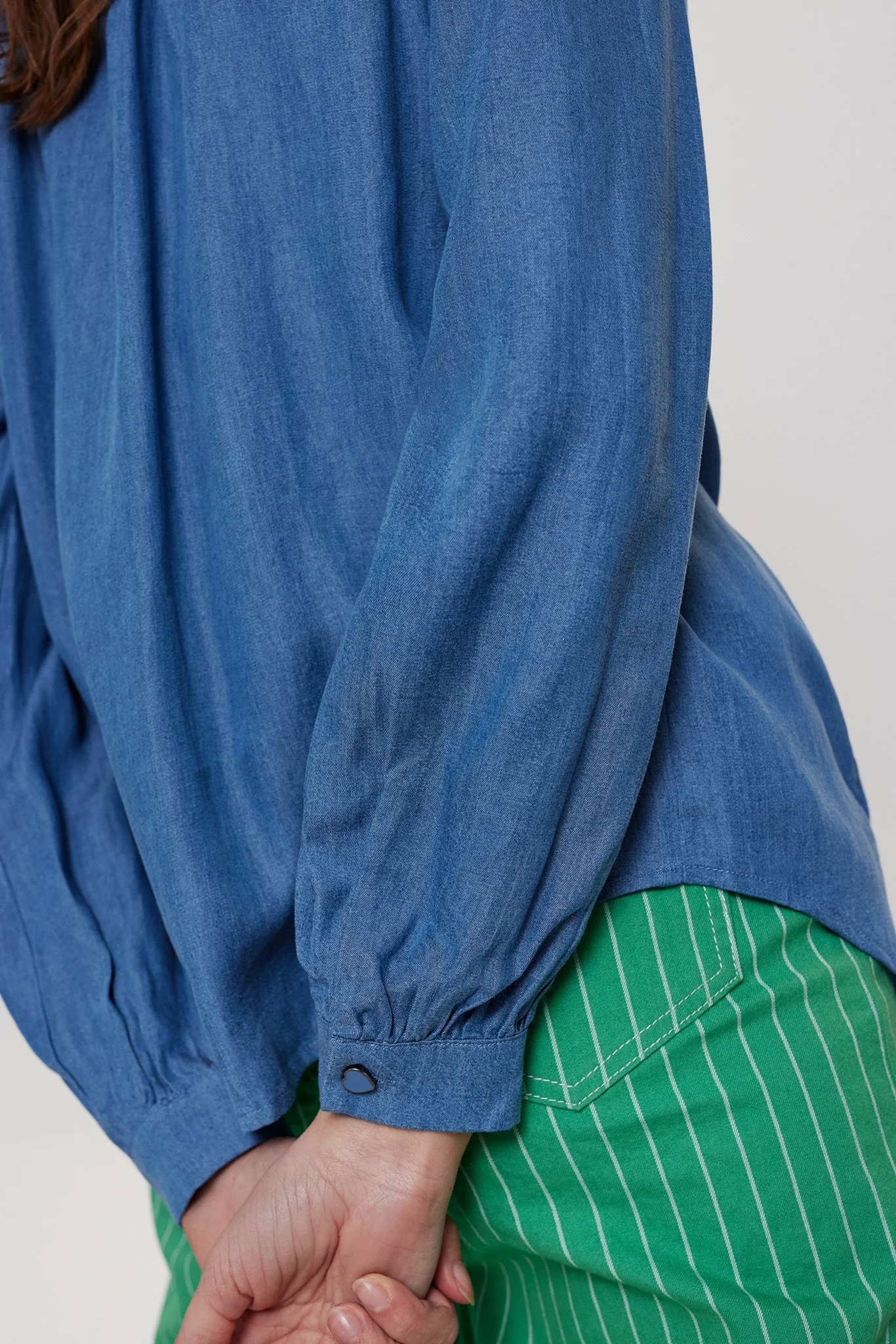 NUMIO SHIRT - Light Blue Denim - Image 5