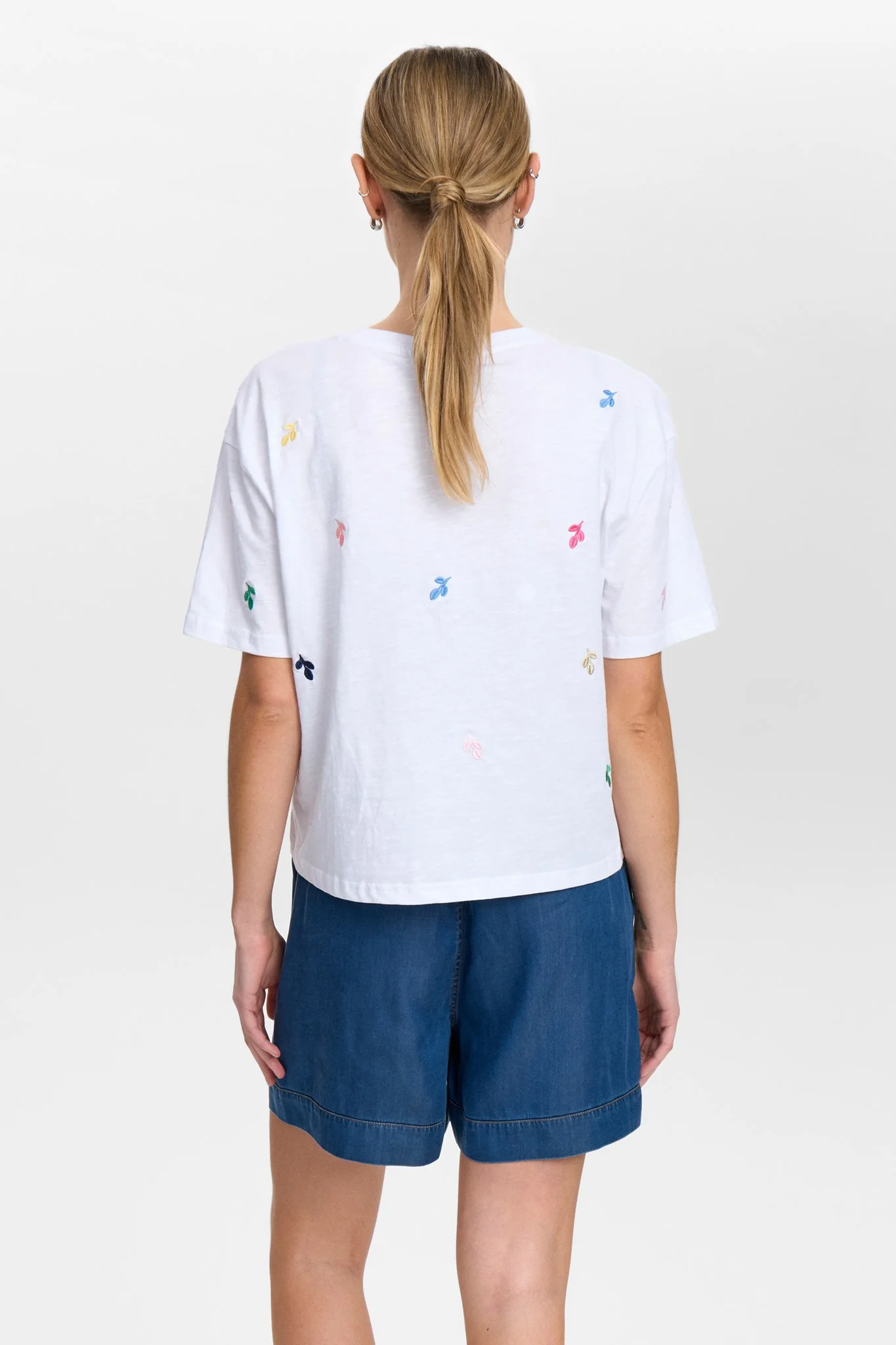 NUMIRELLO BOXY T-SHIRT - GOTS - Bright White - Image 2