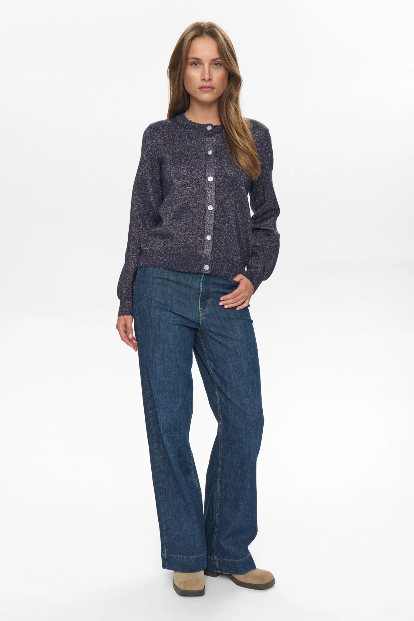 NUMIRIAM CARDIGAN - Dark Sapphire - Image 3
