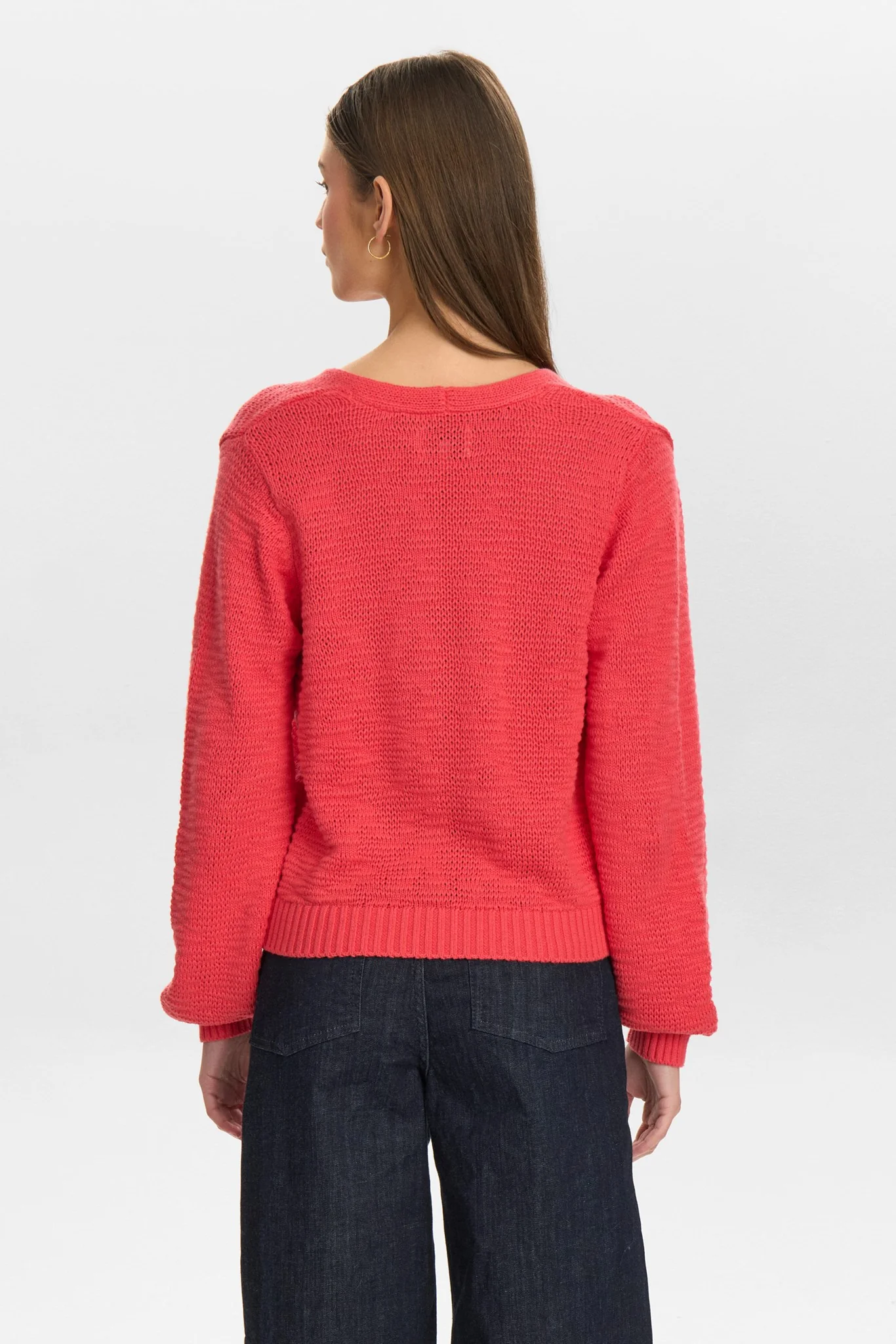 NUMIRNA CROPPED CARDIGAN - Geranium - Image 2