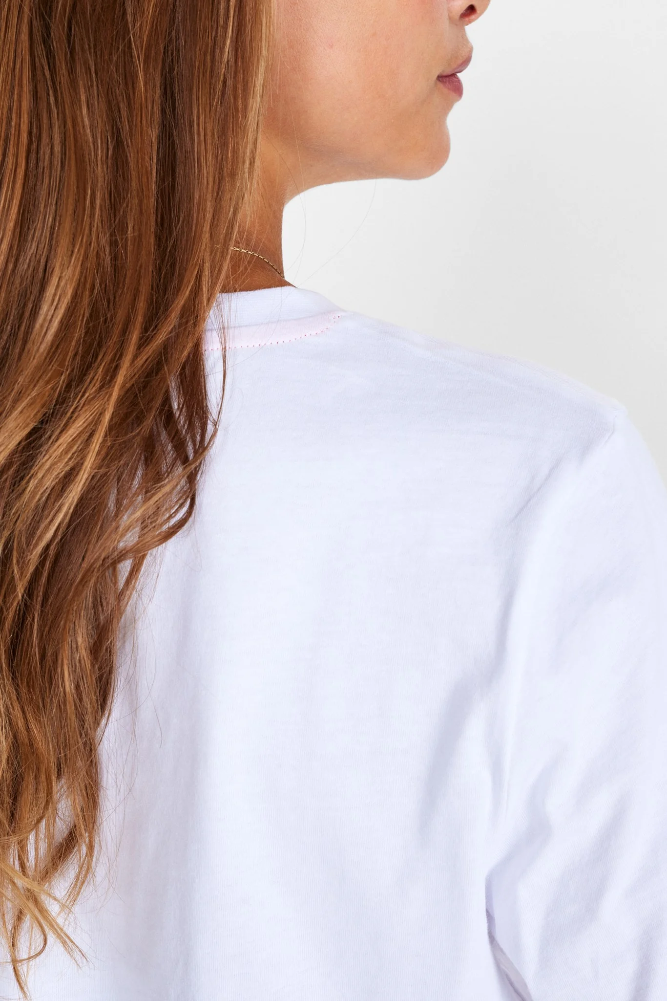 NUMITTA FRONT PRINT TEE - GOTS - Bright White - Image 5